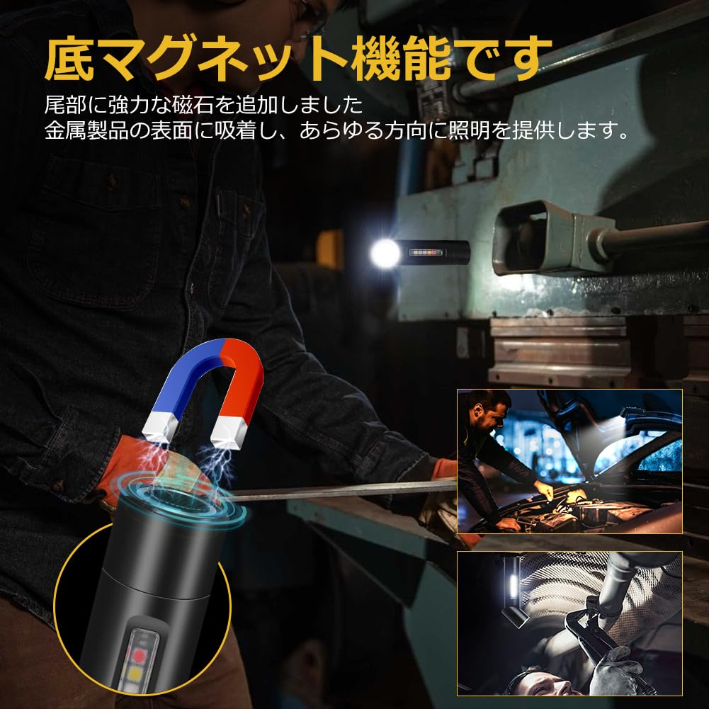 Фонарик UniqueFire LED Маленький Ультра Многофункциональный Военный Мощный Удобный USB Перезаряжаемый Светодиодный 5-уровневый Белый Регулировка Света Высокая Яркость EDC