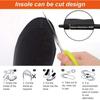 Usb Rechargeable Heated Insoles Size 35-46 Diy Customizable Electric Heated Shoes Pad For Outdoor Skiing Winter Foot Warmers