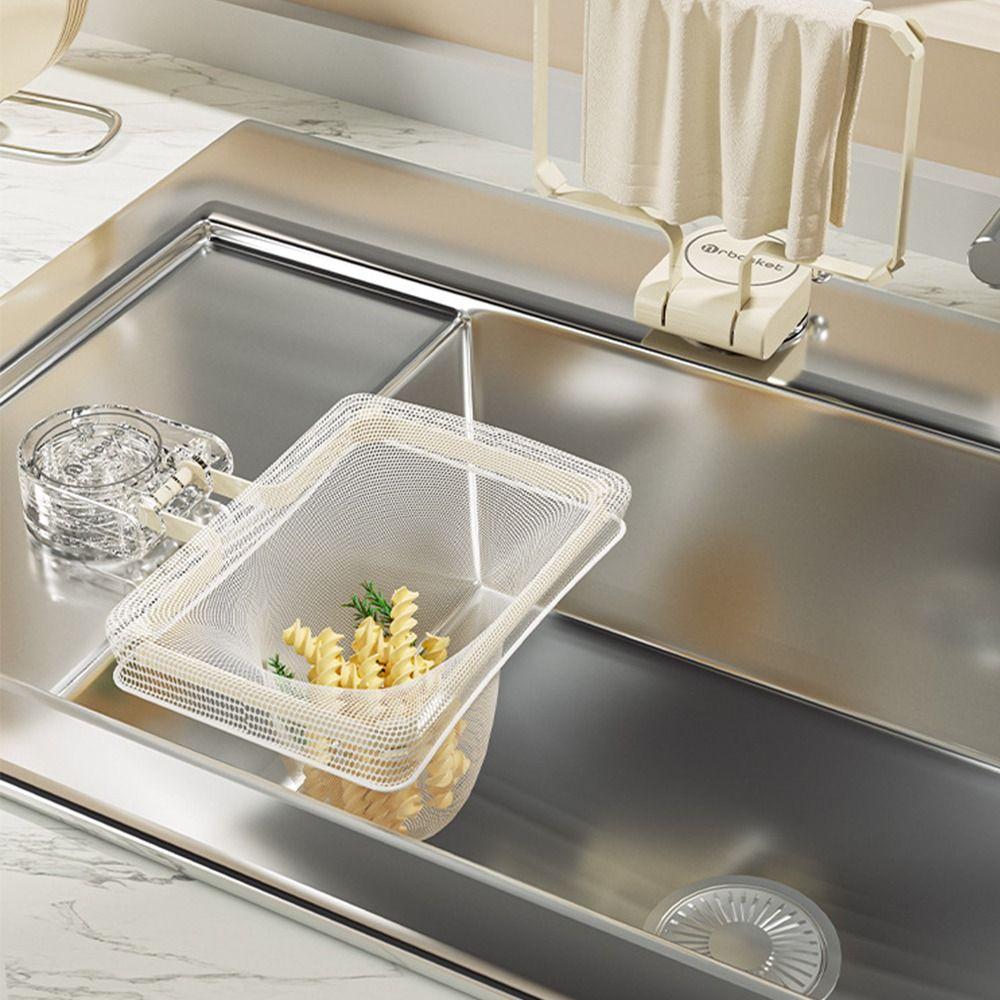 Disposable Drain Net Kitchen Filter Rack Suction Cup Drain Net Rack Sink Leftovers Filter Rack Kitchen Accessories