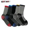Getinfit 1Pair Merino Wool Sport Socks Warm Fleece Breathable Shock-Absorb Mountain Climb Run Hike Ski Socks Anti-Wear Elasticit