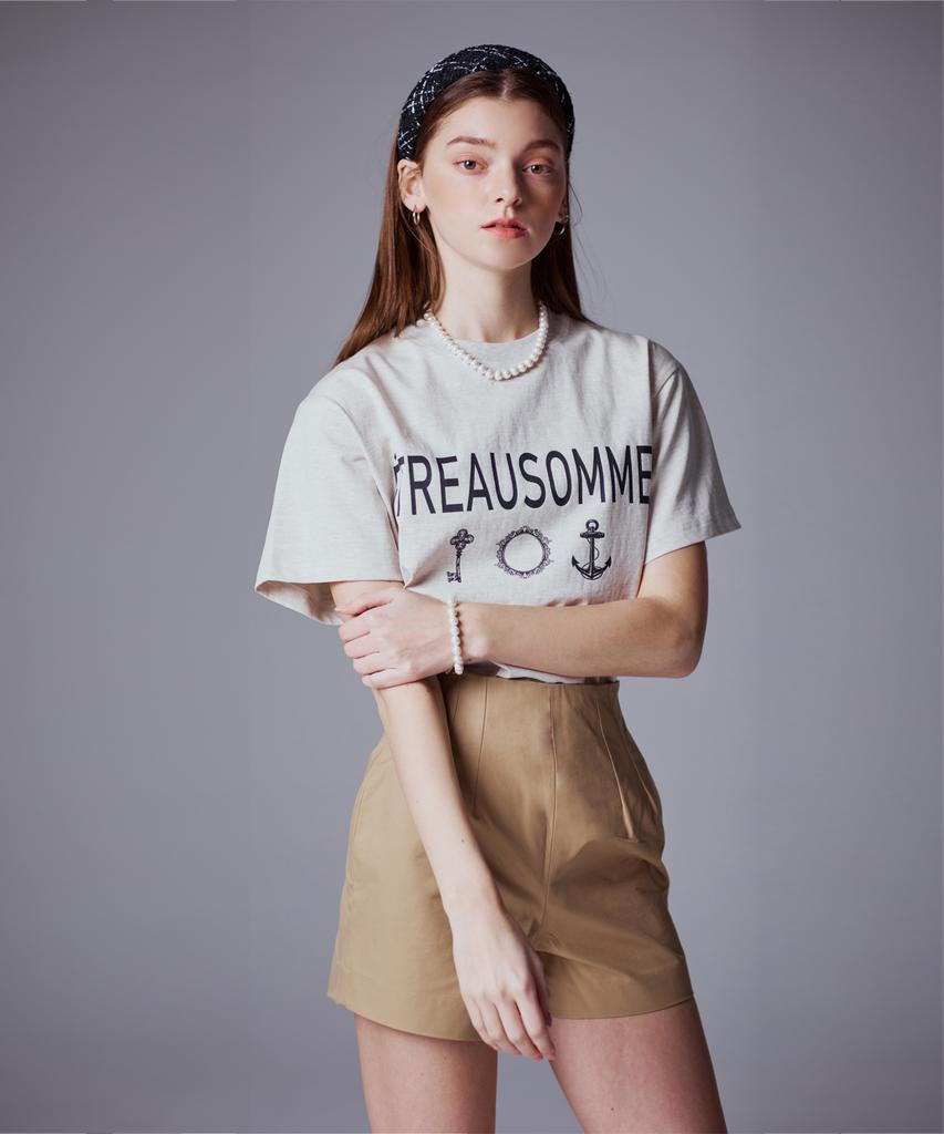 ETRE AU SOMMET Mini Bermuda Shorts (Brown)