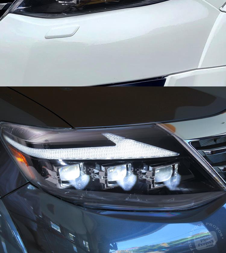 Светодиодная сборка фар с динамическими поворотниками для Toyota Fortuner 2011-2015