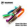 BEARKING New Arrival 42mm 60mm Soft Bait Fishing Lure Artificial Bait Silicone Worm Shad Needfish Saltwater Bass Fishing Tackle