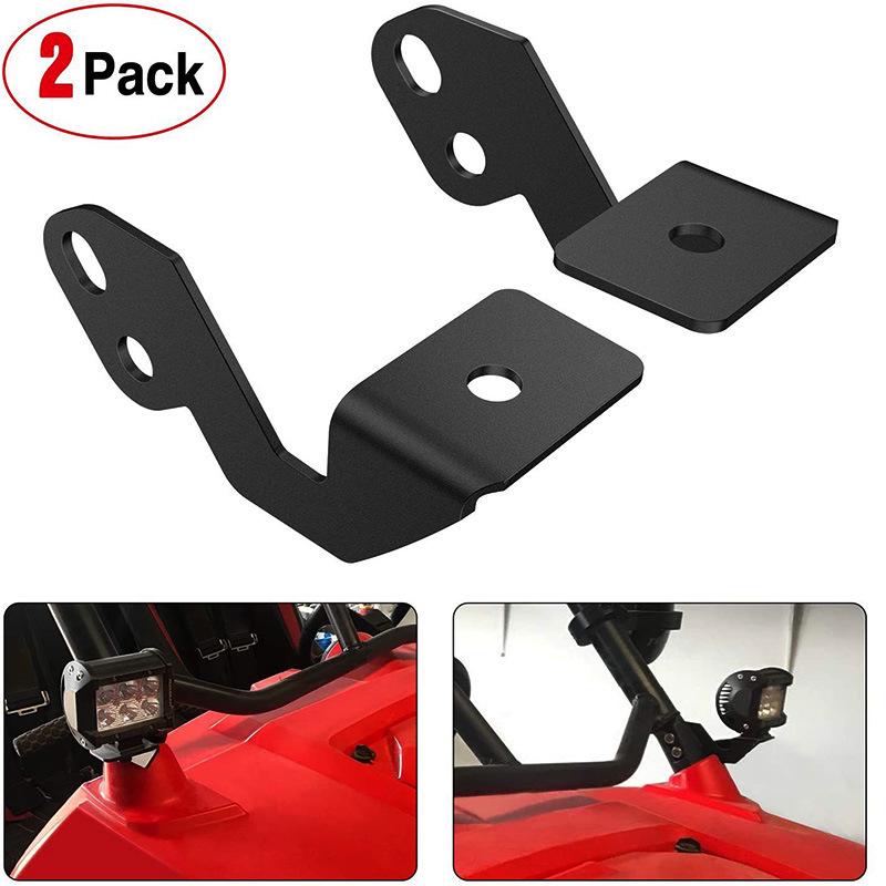 Polaris RZR XP 1000/900S A-Pillar Spotlight Bracket for ATV Work Lights