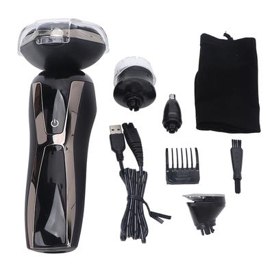 Мужская электрическая бритва 4 в 1 многофункциональная аккумуляторная машинка для стрижки волос триммер для носа набор для ухода