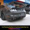 15-17 Ford Mustang Carbon Fiber Rear Lip Kit: US Version Quad Outlet Spoiler