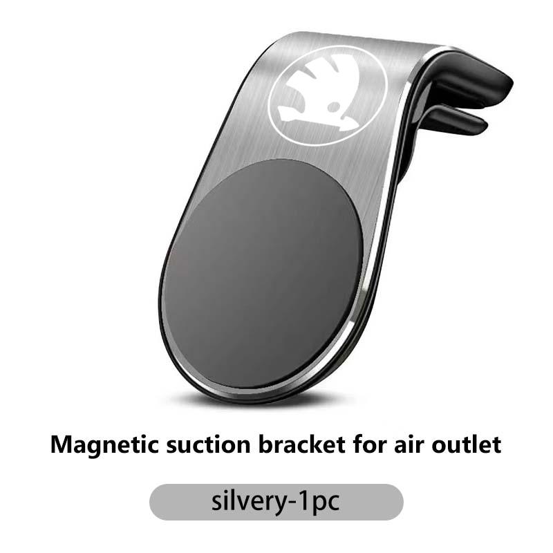 Car Magnetic L-Type Phone Holder Car Smart Phone ML19 Stand Clip For Skoda octavia a5 a4 mk1 2 fabia superb rapid mk3 yeti 2006