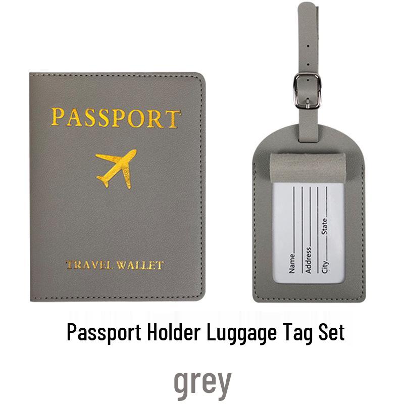 Cross-Border Luggage Tag & Passport Holder Set