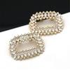 Bride Shoes Rhinestones Crystal Shiny Decorative Clips Shoe Clips Shoes Decorations Charm Buckle
