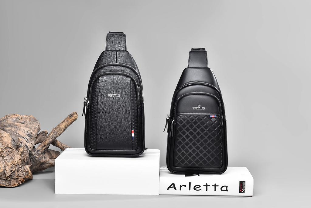 Leather Crossbody Large Popular Birthday Gift [FSD.WG] Men's Bag, One-Shoulder Bag, Capacity, Brand, [Authentic]