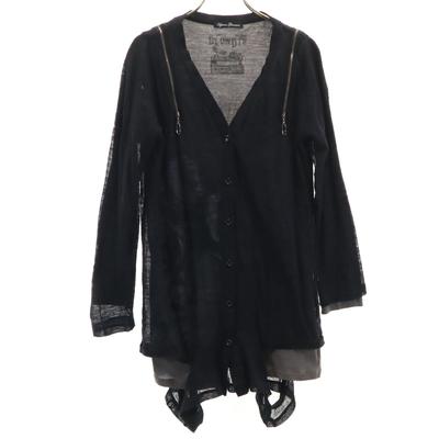 HYSTERIC GLAMOUR сделано в Японии Кардиган с длинным рукавом и V-образным вырезом Многослойный FREE Женский Б/У