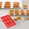 12 Cavity Mini Rectangle Shapes Silicone Cake Mold Fondant Chocolate  Pudding Mould Biscuit Cookie Baking Pan