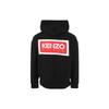 Kenzo logo-embroidered stretch-cotton hoodie FD65SW1004ME99J-