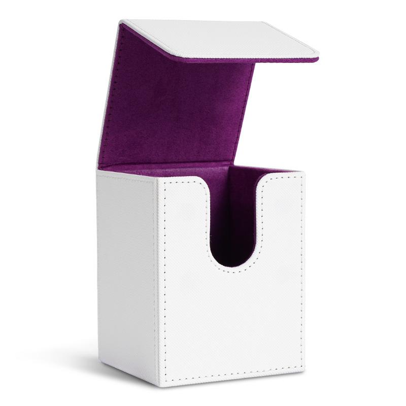 Коробка для колоды карт, Коробка для хранения карт вмещает 100+ карт в одинарных протекторах, Магнитная застежка из ПУ-кожи для карт Magic, карт TCG