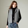 Chuyu Women's 2025 Winter Hooded Knit Sleeveless Vest
