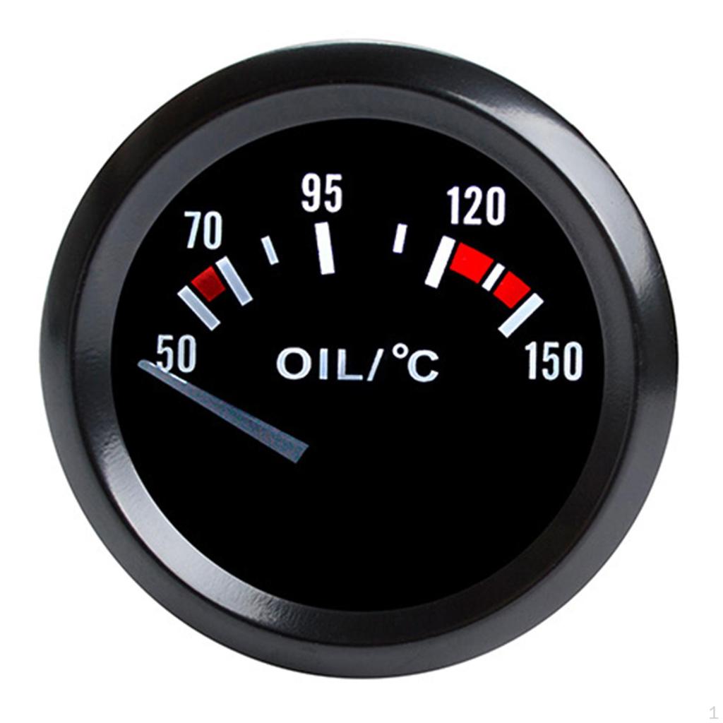 Oil Temp Gauge Temperature Durable Premium 12V High Performance Universal Car