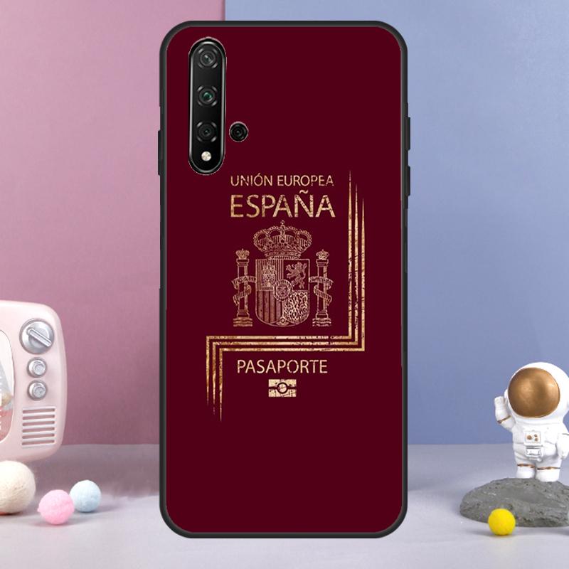Spain Flag For Huawei Nova 7i 8i 11i 12i 12s Y73 Y70 Y90 Y60 Y72 Y61 Y91 9 10 SE P30 Pro P40 Lite Case