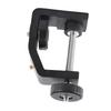 Large Aluminium Alloy Black C Clamp Mount Fixed Desktop Bracket for Flashlight Camera Tripod Photography