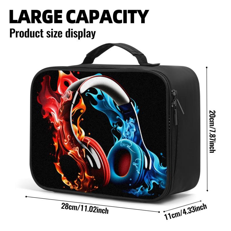 Kids Insulated Lunch Bag Single Shoulder Tote School Picnic Outdoor Travel Lightweight Portable Cooler