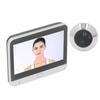 Беспроводная дверная камера 1080P, угол обзора 120°, ночное видение, домофон, цифровой дверной глазок с 4,3-дюймовым цветным монитором