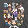 Avatar: The Last Airbender Unisex Adult Chibi Group Sweatshirt