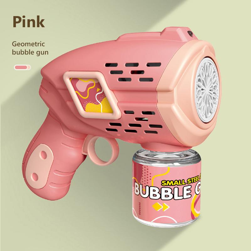 Пистолет для мыльных пузырей, автоматическая машина для мыльных пузырей на 10 отверстий, с подсветкой, для детских игрушек на свадьбу, для детей, для возвращения в школу, осенние подарки