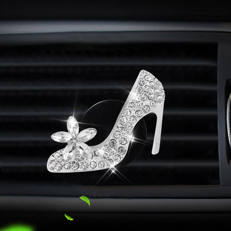 High Heel Car Air Vent Perfume Clip – Stylish Aromatherapy Decor