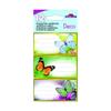 12 School Adhesive Labels - Rectangle - Butterflies - Gilding