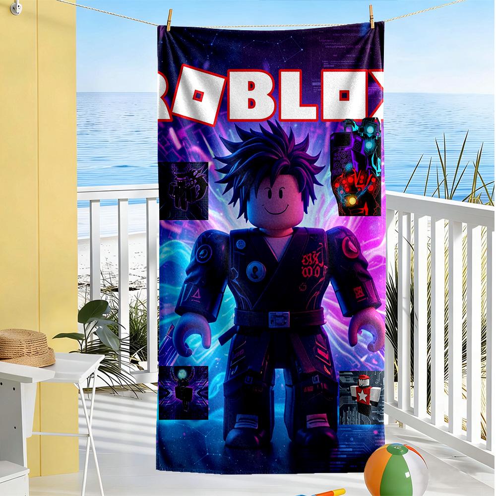 Roblox Beach Towel Super Soft & Absorbent Comfortable Lightweight
