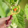 10-кратная ручная лупа Небьющаяся лупа для чтения для пожилых людей и детей, Лупа с нескользящей ручкой