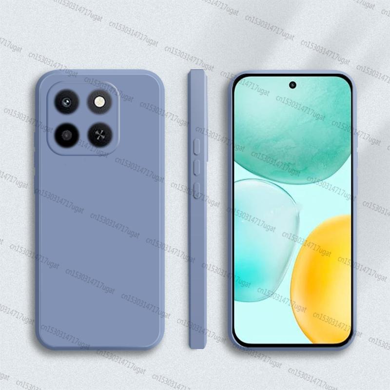 Чехол-накладка для Honor X6C Honor X6C Противоударный Защита от ударов Мягкий Жидкий Силиконовый Чехол для телефона Для Honor X6C Чехол 6,61 дюйма