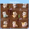 Adorable Resin Mischievous Cat Figurines For Miniature Gardens And Terrariums