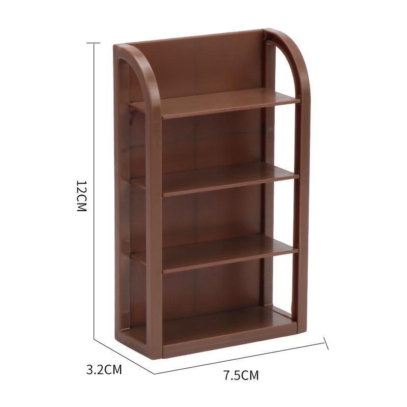 Миниатюрная полка для супермаркета, игрушка для кукольного домика – Снеки и напитки, ролевая игра, стеллаж для хранения