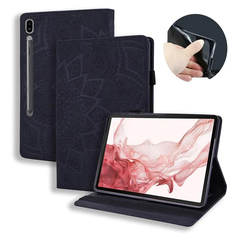 Чехол для Samsung Tab S9 FE 10,9" Роскошная обложка-книжка из ПУ-кожи с кошельком для Funda Galaxy Tab S9 FE Tab S9 Чехол Обложка Coque