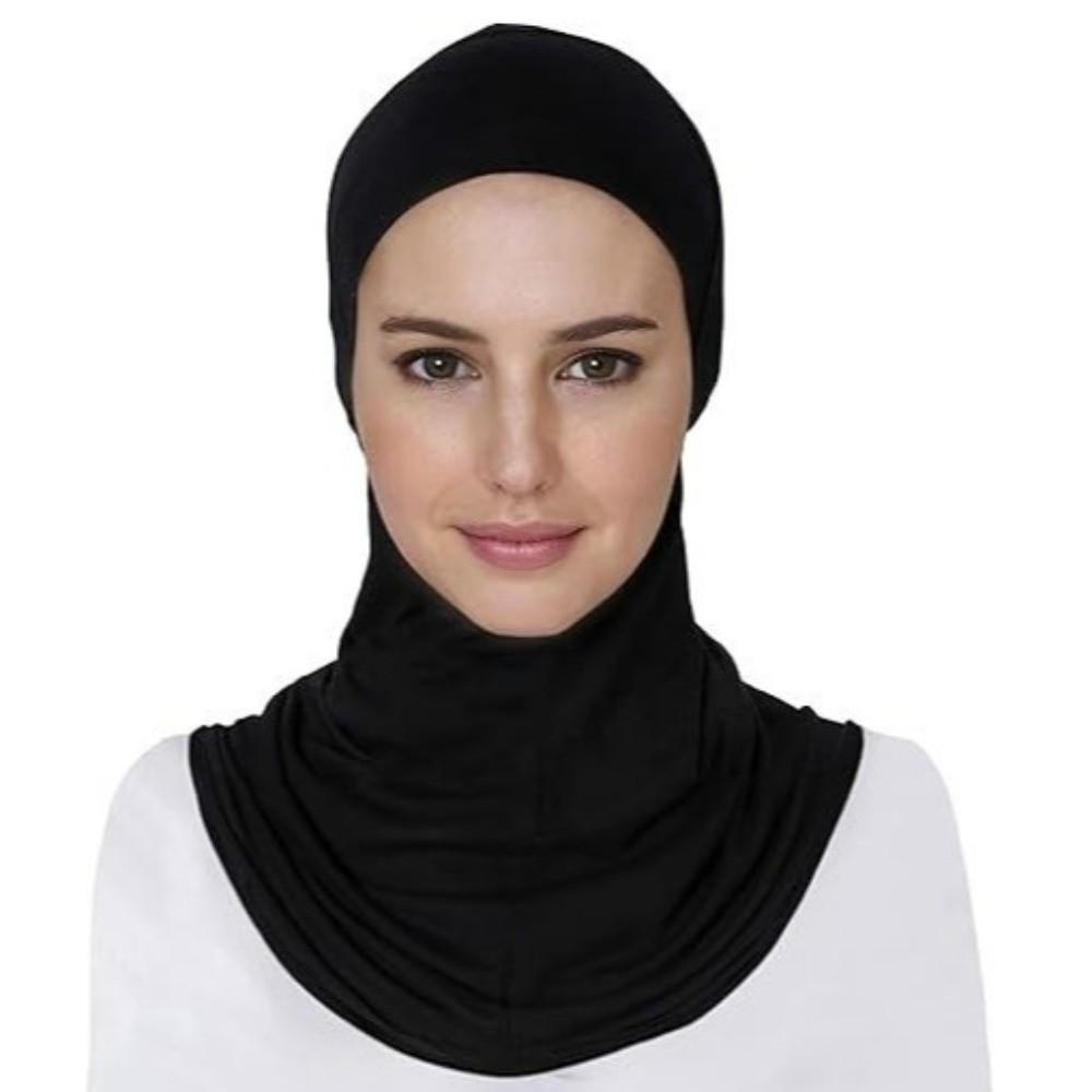 Modal Cotton Hijab Cap High Elasticity Muslim Bonnet Turban Style Headcover Muslim Women