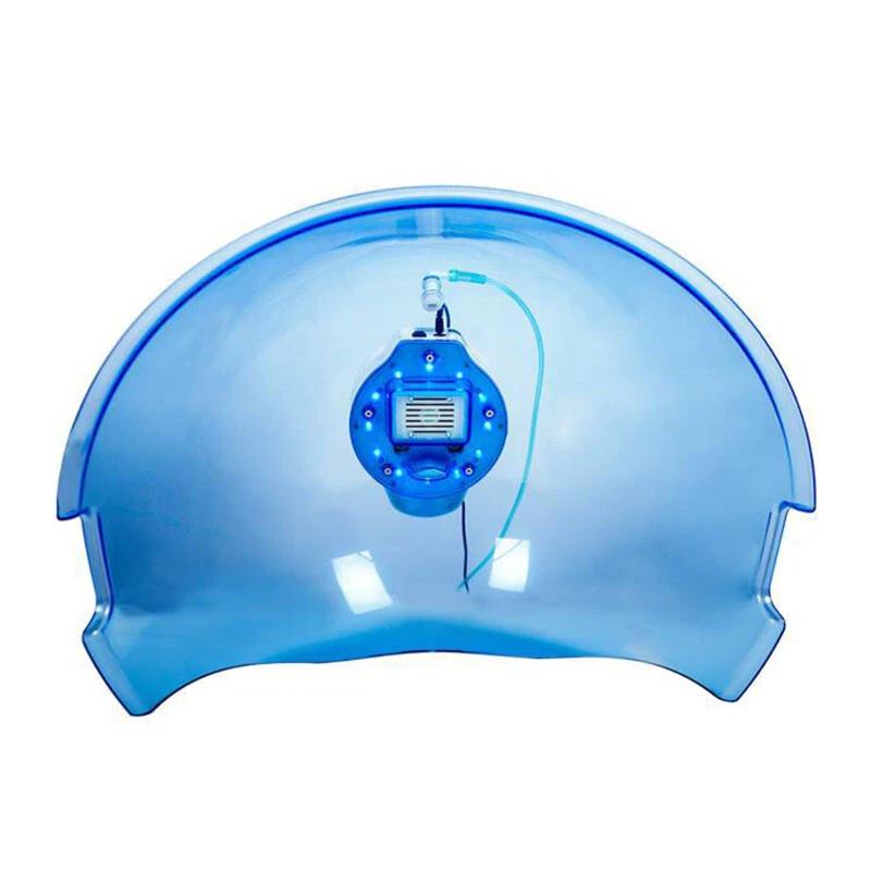 Аппарат для нанесения водородно-кислородной маски для лица – светодиодный фотонный терапевтичесий парогенератор Nano Spray, красный и синий свет для лечения акне, борьбы со старением, омоложения кожи