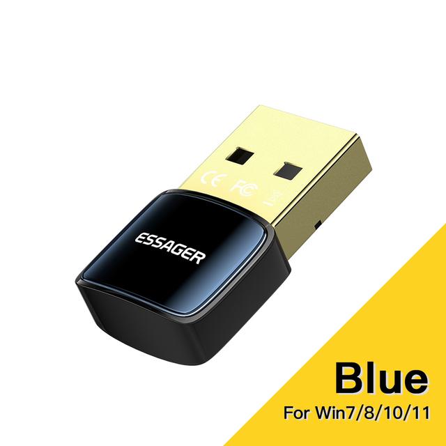 Essager USB адаптер Bluetooth 5,0 для ПК, ноутбука, динамик, беспроводная мышь, наушники, музыкальный AUX, аудиоприемник, передатчик