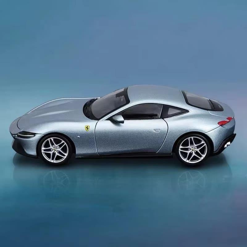 1:24 Ferrari Roma литая модель игрушечной машинки из сплава металлическая имитация спортивной машинки украшения звук и свет инерционная коллекция для детей мальчик подарок