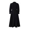 Women's Button Down T-Shirt Dress Casual Long Sleeve Maxi Dress Flowy Lapel A-line Long Dress with Pockets