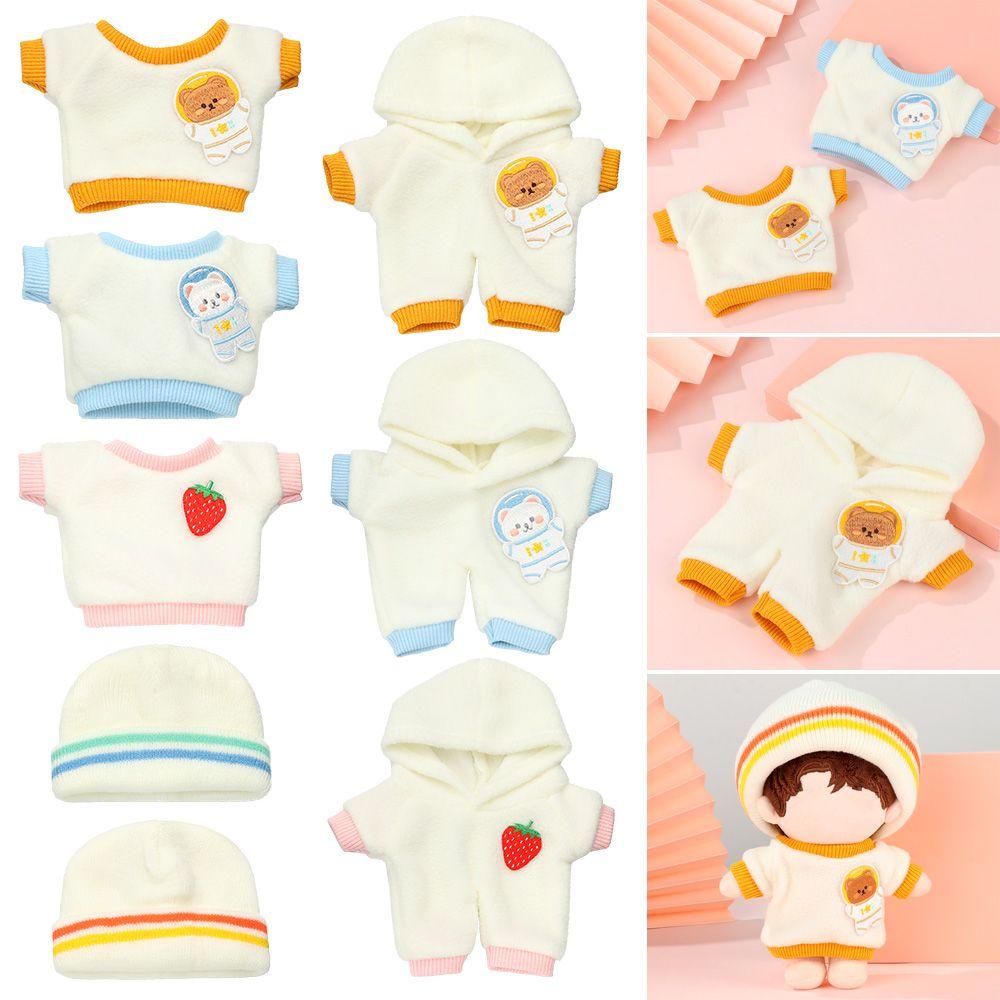 Children's Toy Fat Plush Doll Cotton Doll Clothes Mini Wear Conjoined Garment Doll's Clothing