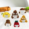 Doll Boost Confidence with Cute Knitted Decoration Positivity Cards Potato Doll
