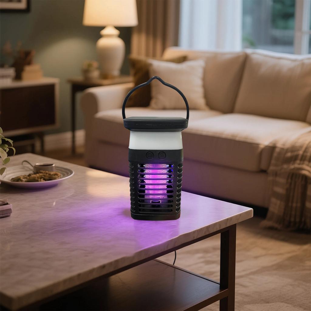 Zapper Outdoor, Portable & Rechargeable Zapper Mosquito Zapper, Electric Fly Zapper With Battery&Night Light, Cordless Insect Zapper