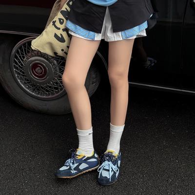 Кожаная сетка дышащая женская летняя новая внутренняя увеличивающая рост легкая повседневная универсальная спортивная