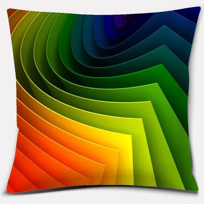 Cartoon Rainbow Decorative Pillowcase Office Living Room Car Ornaments Home Pillowcase