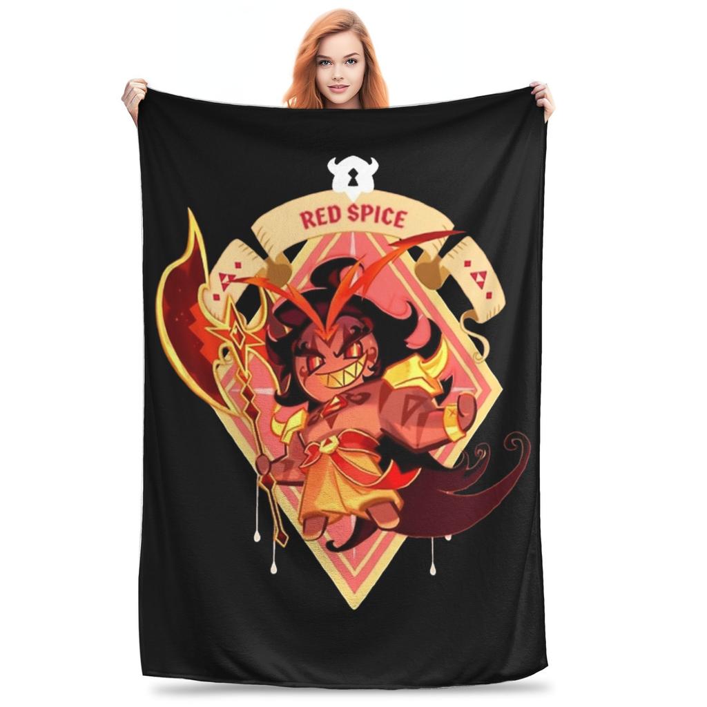 Символ Обмана Одеяло Cookie Run Kingdom Пушистое Смешное Теплое Плед Одеяла для Покрывала Осень/Зима