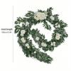 180 см искусственная цветочная гирлянда искусственный эвкалипт гирлянда с цветами искусственная роза гирлянда зеленая гирлянда для свадьбы домашняя вечеринка ремесло искусство декор стола