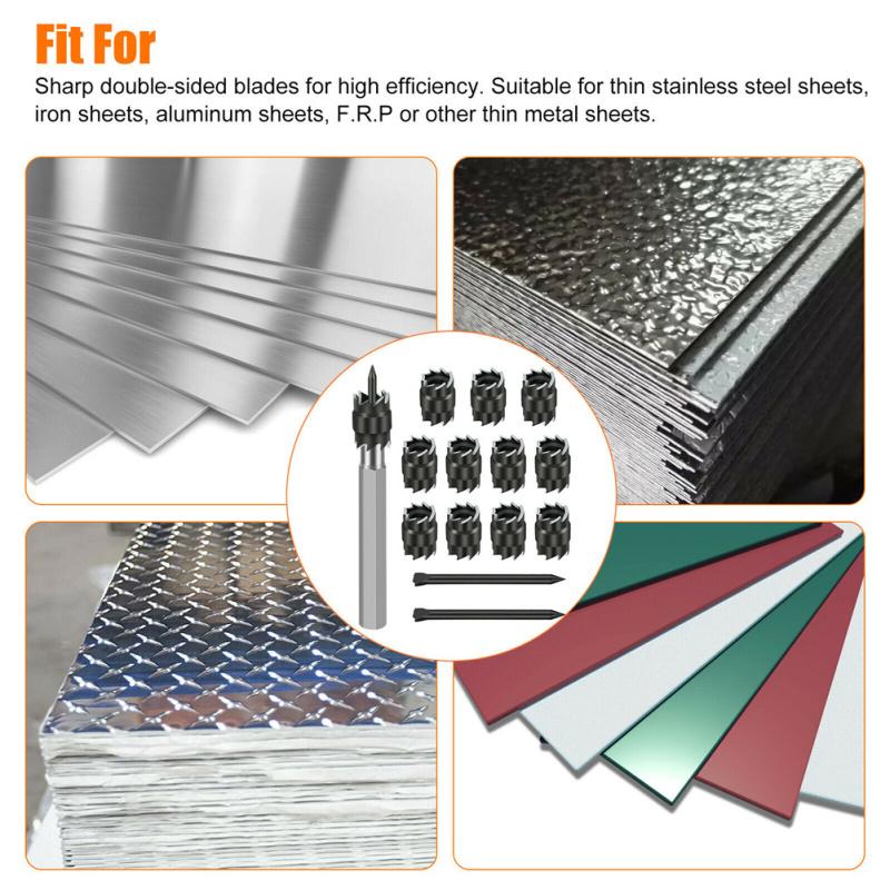 3/8 "точечная сварка, двухсторонний резак для удаления, легкое разделение, сверло из быстрорежущей стали, набор режущих инструментов для сварщика