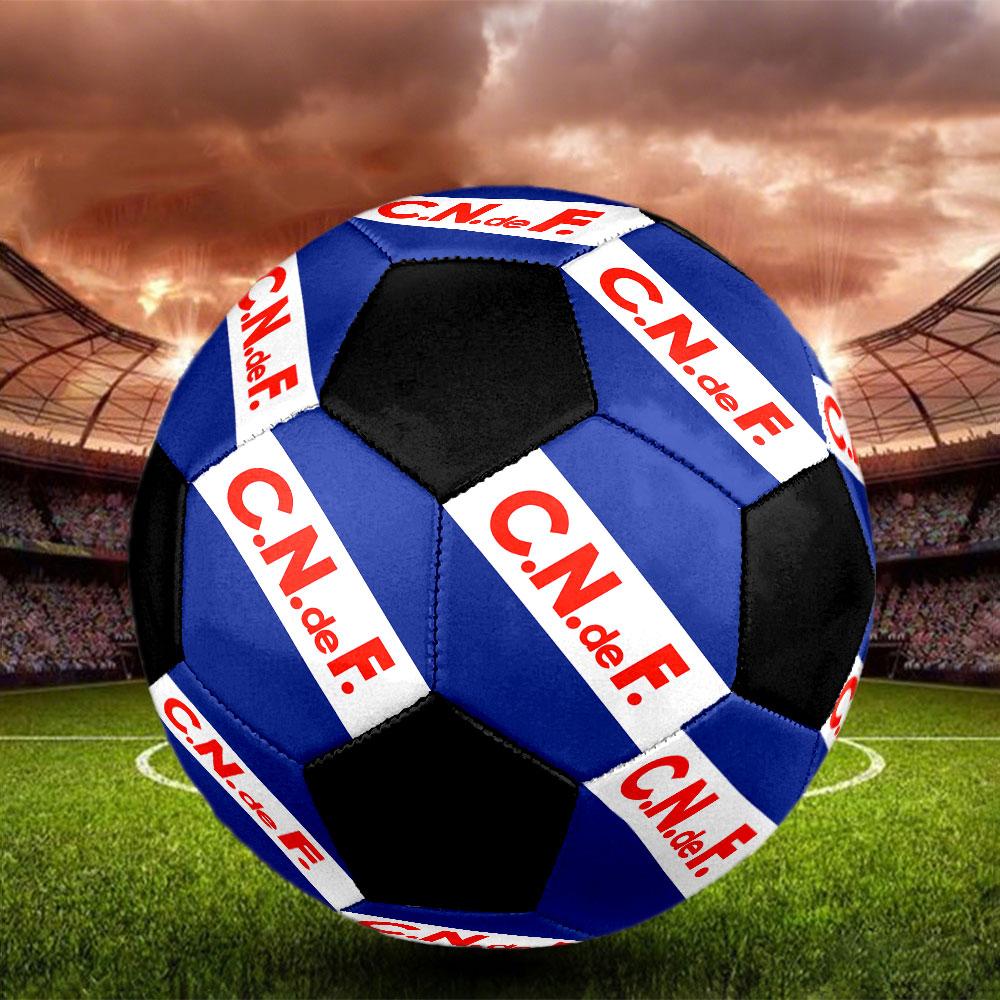 1pc Club Nacional de Football Soccer Ball Size 5 Indoor Soccer Ball Fashion Colorful Backyard Game - Great For Sports Fans Gift HE24