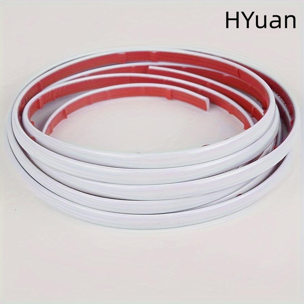 HYuan 1 шт. 3 метра/118,11 дюйма самоклеящаяся однослойная декоративная ПВХ-лента, для потолка, стены, рамы двери, окна, настенная декоративная лента