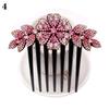 Headpiece Hair Accessories Bride Hair Jewelry Hairpin Hair Comb Shiny Rhinestone Inlaid Flower